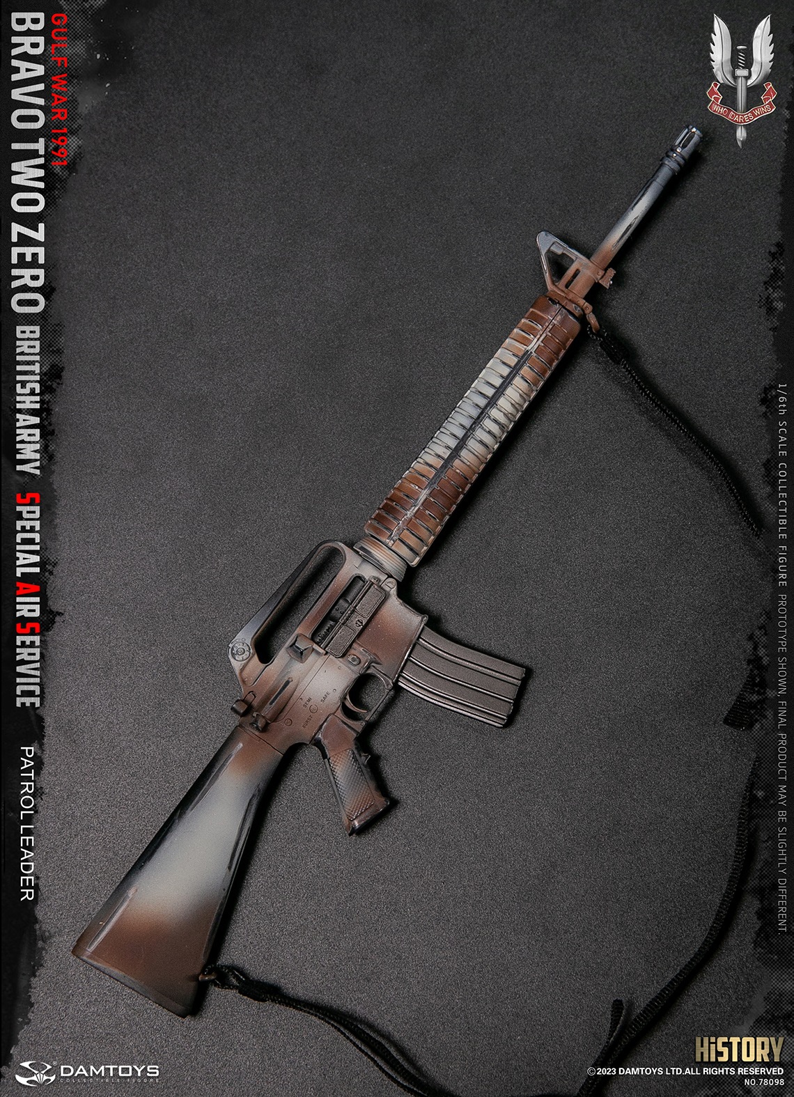 DAMTOYS 78098 1/6 "Bravo Two Zero" British Army Special Air Service (SAS) Patrol Leader