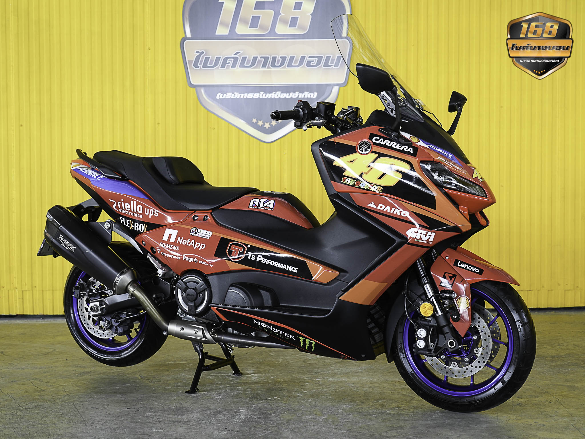 Yamaha NEW TMAX 560 จดปี 2023 เเต่งครบ ฟรีดาวน์ ออกรถใช้เงิน 0 บาท