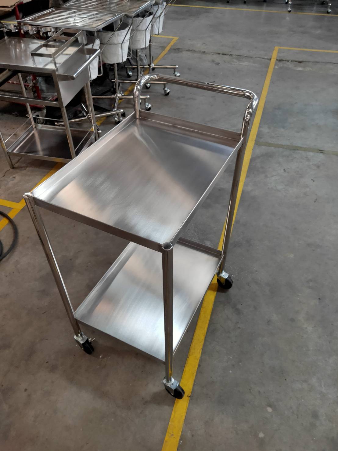 รถเข็นของ 2 ชั้น (ขนาดเล็ก) เกรด A 304