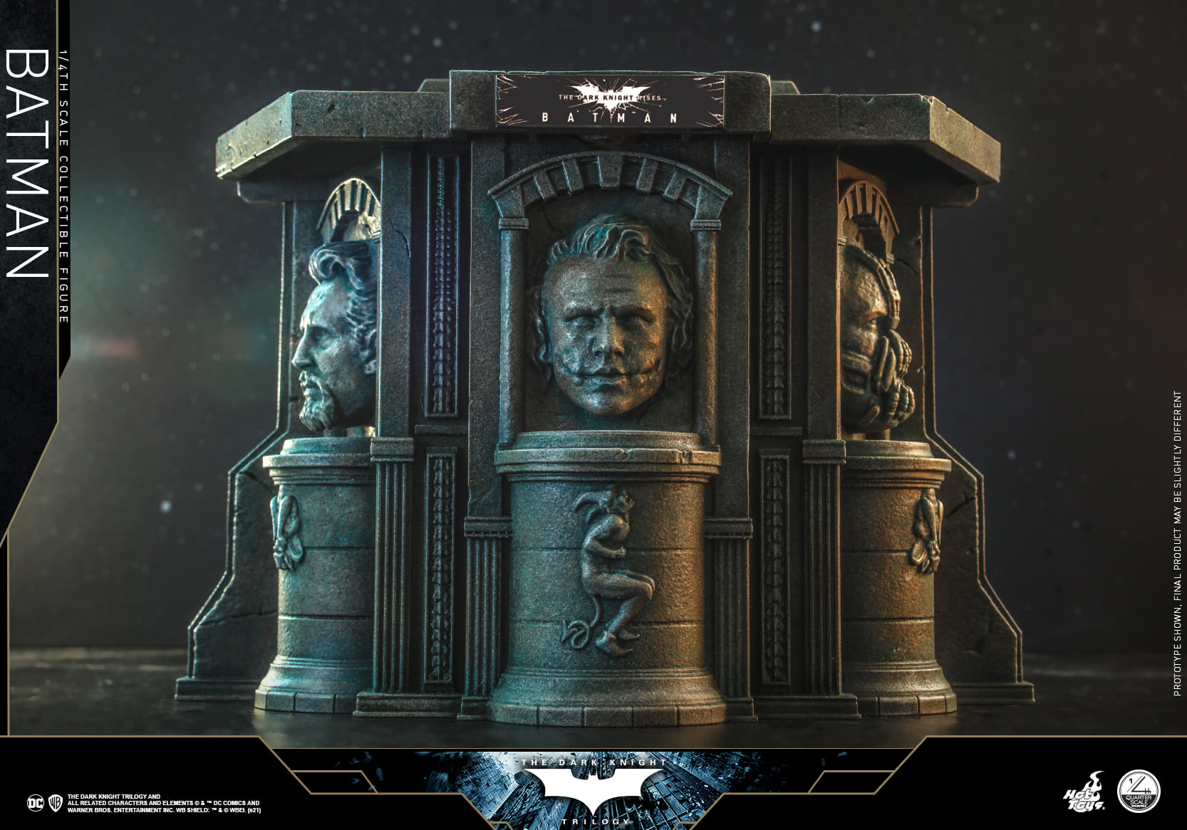 Hot Toys QS019 1/4 The Dark Knight Trilogy - Batman