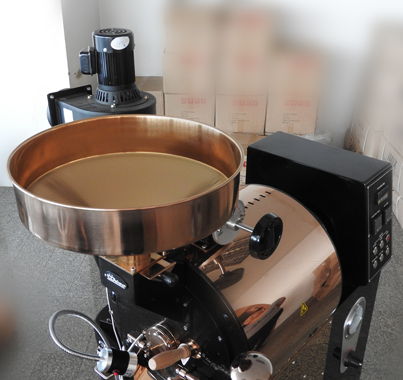 เครื่องคั่วกาแฟ 3 กิโลกรัม แก๊ส มีระบบเชื่อมต่อคอมพิวเตอร์เพื่อควบคุมการคั่ว