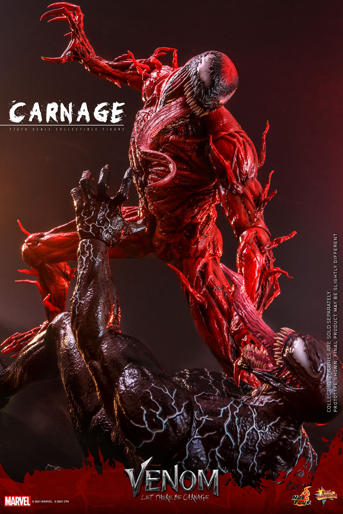 Hot Toys MMS620 1/6 Venom: Let There Be Carnage - Carnage (Deluxe Version)