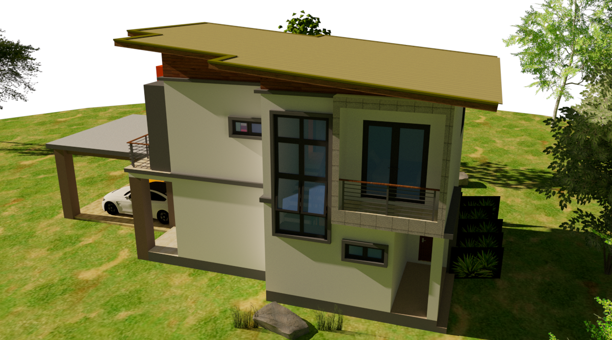 แบบบ้าน2ชั้น สไตล์โมเดิร์น