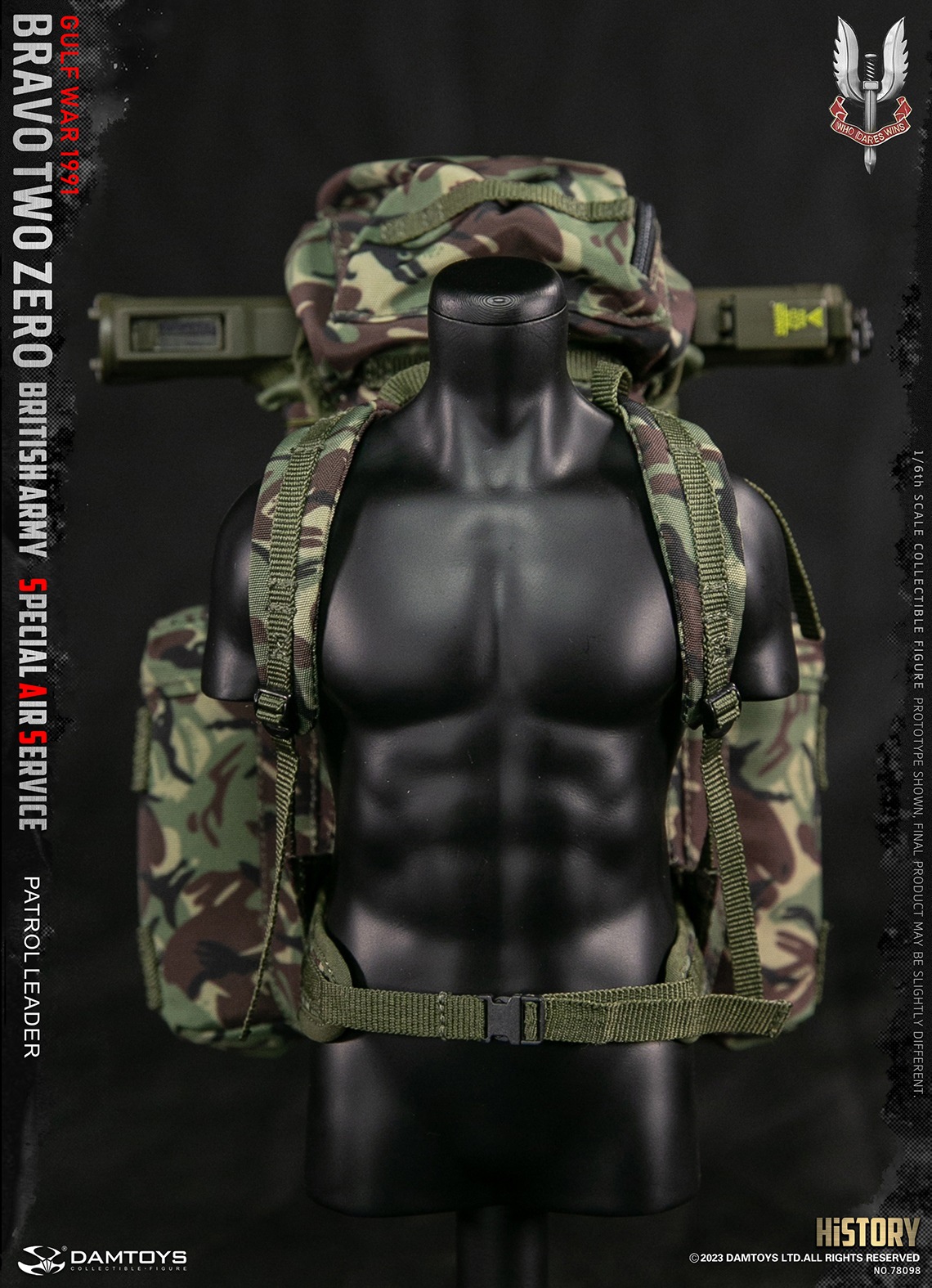 DAMTOYS 78098 1/6 "Bravo Two Zero" British Army Special Air Service (SAS) Patrol Leader