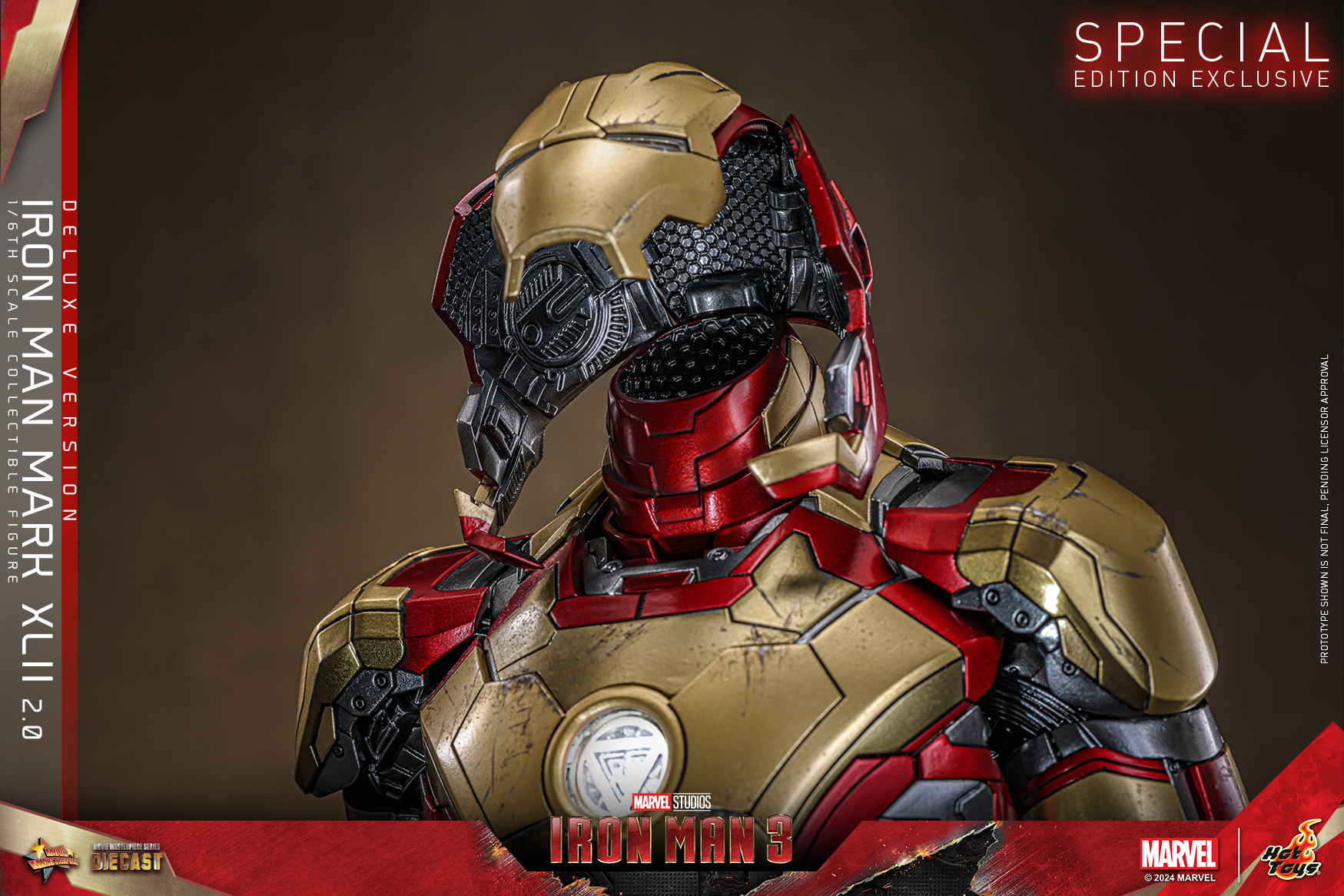 Hot Toys MMS759D66B Iron Man 3 - Iron Man Mark XLII (2.0) (Deluxe Version) (Special Edition)