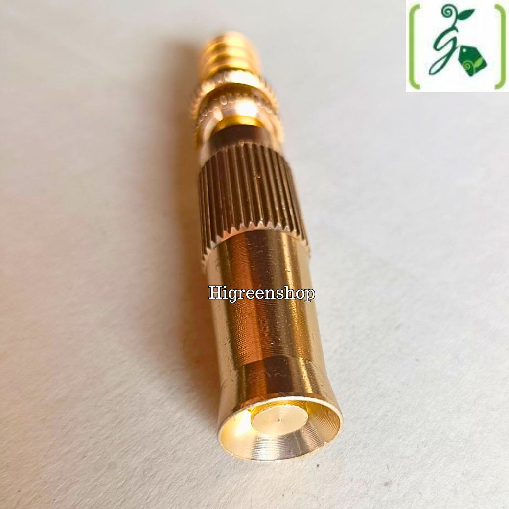 หัวฉีดน้ำทองเหลือง เครื่องพ่นละอองน้ำแรงดันสูง ปรับได้ จำนวน 1 ชิ้น