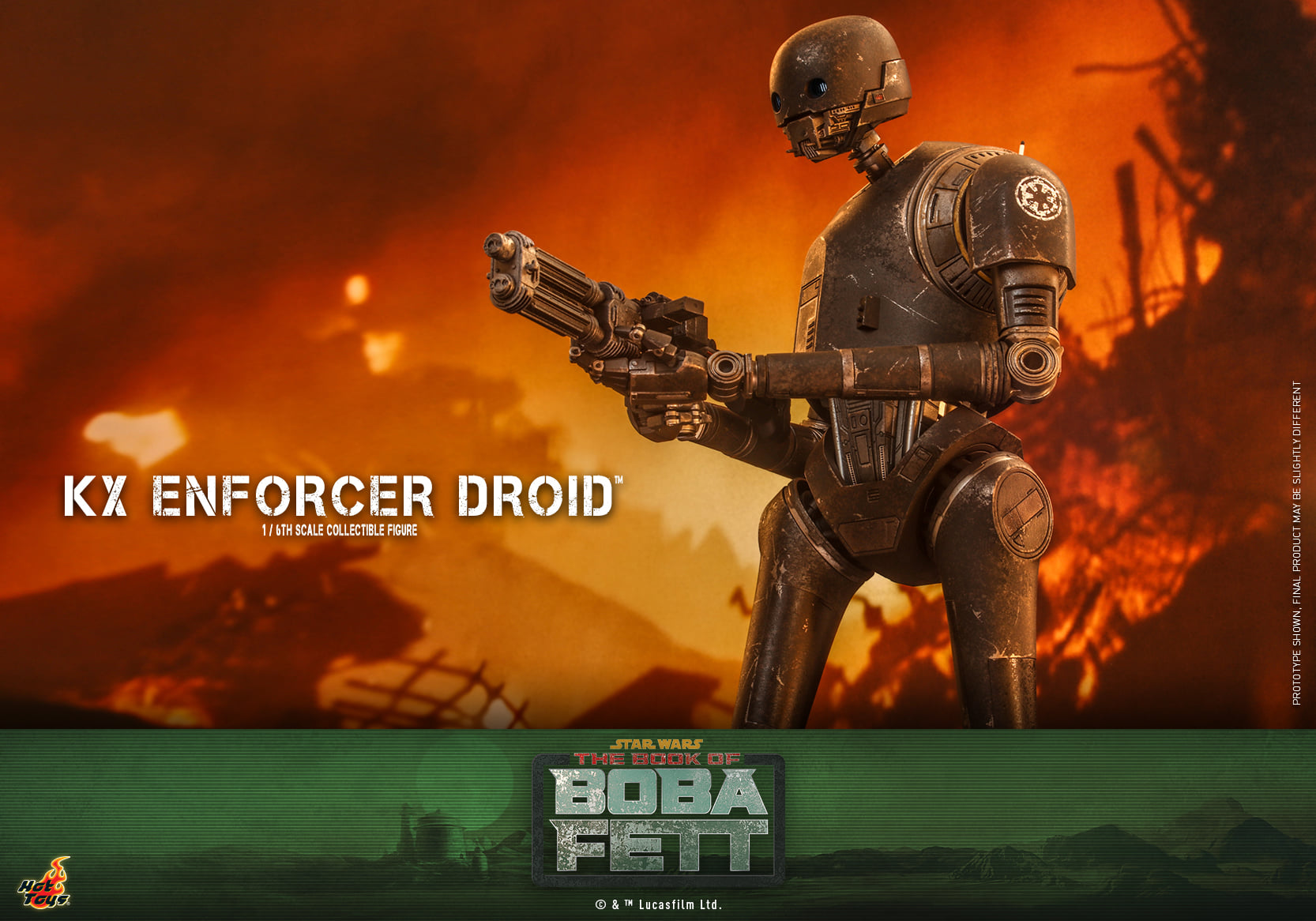 Hot Toys TMS072 1/6 Star Wars: The Book of Boba Fett™ - KX Enforcer Droid™