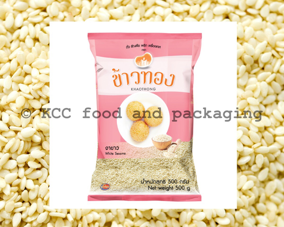 ข้าวทอง - งาขาว ซอง ชมพู (500 g.)