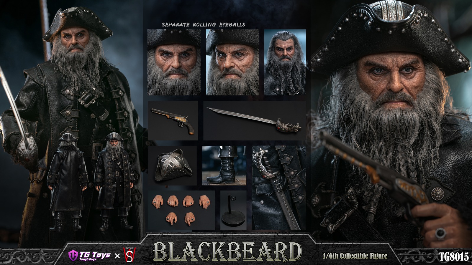 TGTOYS×SWTOYS TG8015 BLACKBEARD