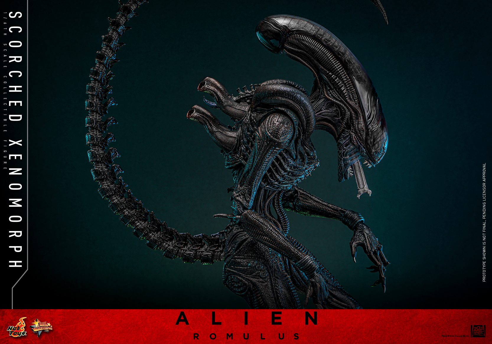 Hot Toys MMS784 Alien: Romulus - Scorched Xenomorph
