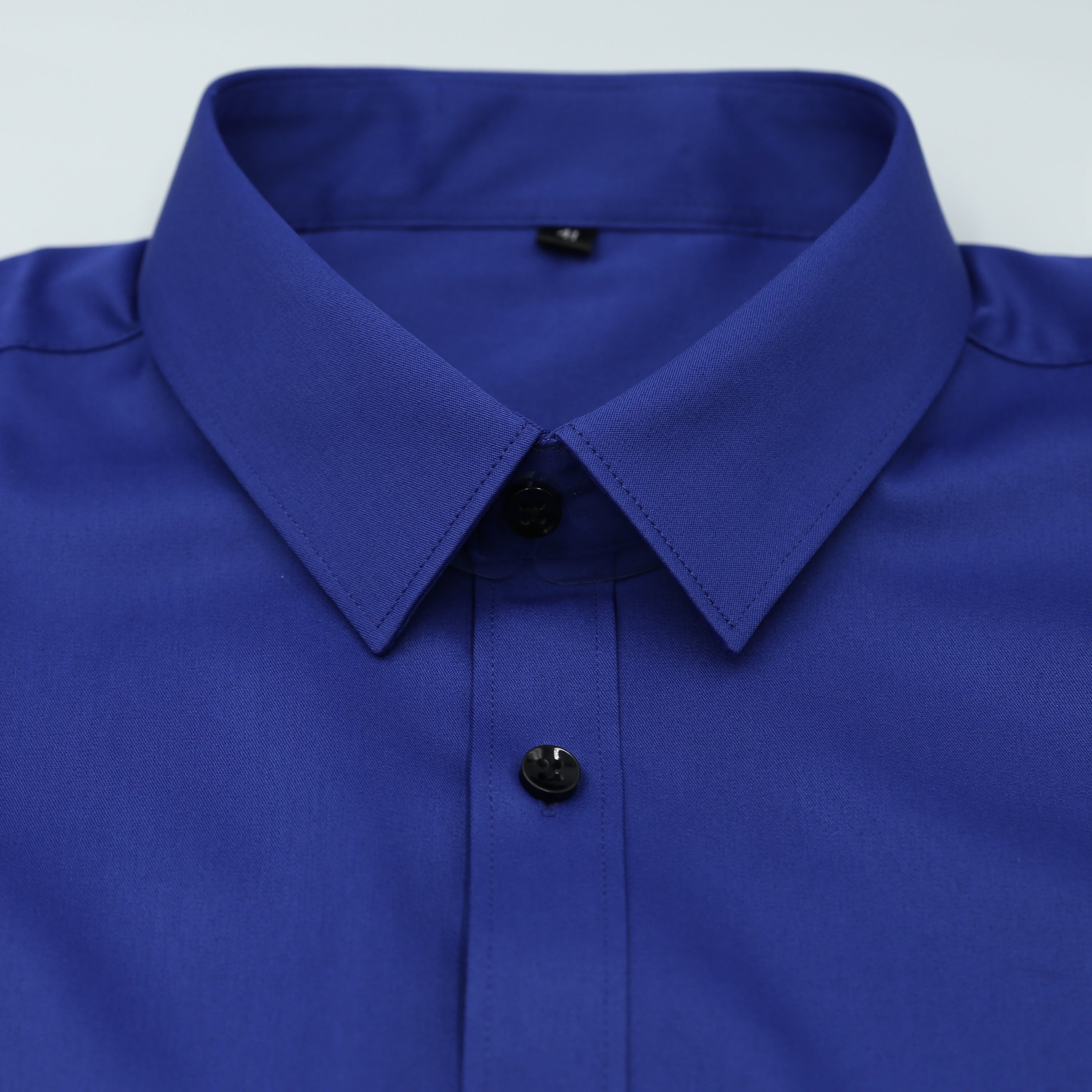 เสื้อเชิ้ตสีน้ำเงิน Blue Shirt (Standard Collar)