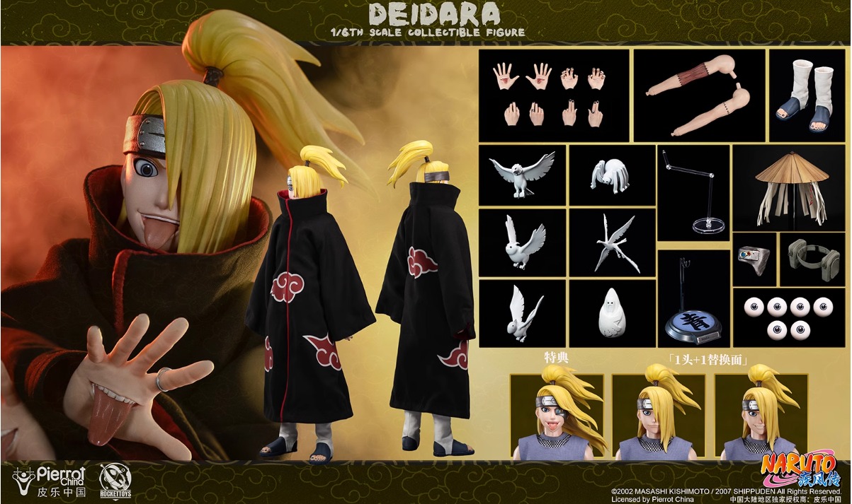 ROCKETTOYS ROC-008 1/6 Naruto Shippuden - Deidara
