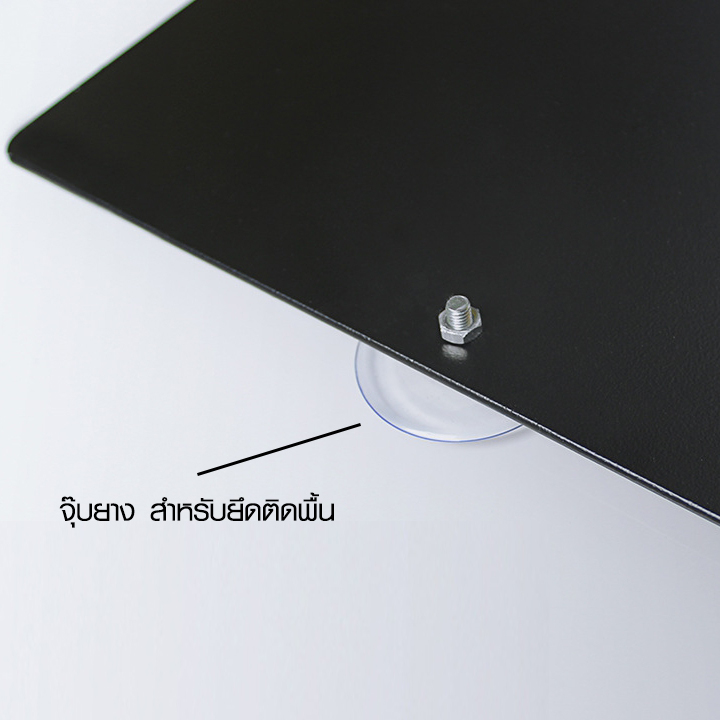 โปสเตอร์สแตนด์ตั้งพื้น รุ่นโชว์รูมรถ-หมุด ขนาด A4 สีดำ พร้อมแผ่นอะคริลิคใสติดหมุด เปลี่ยนงานพิมพ์ได้ง่าย