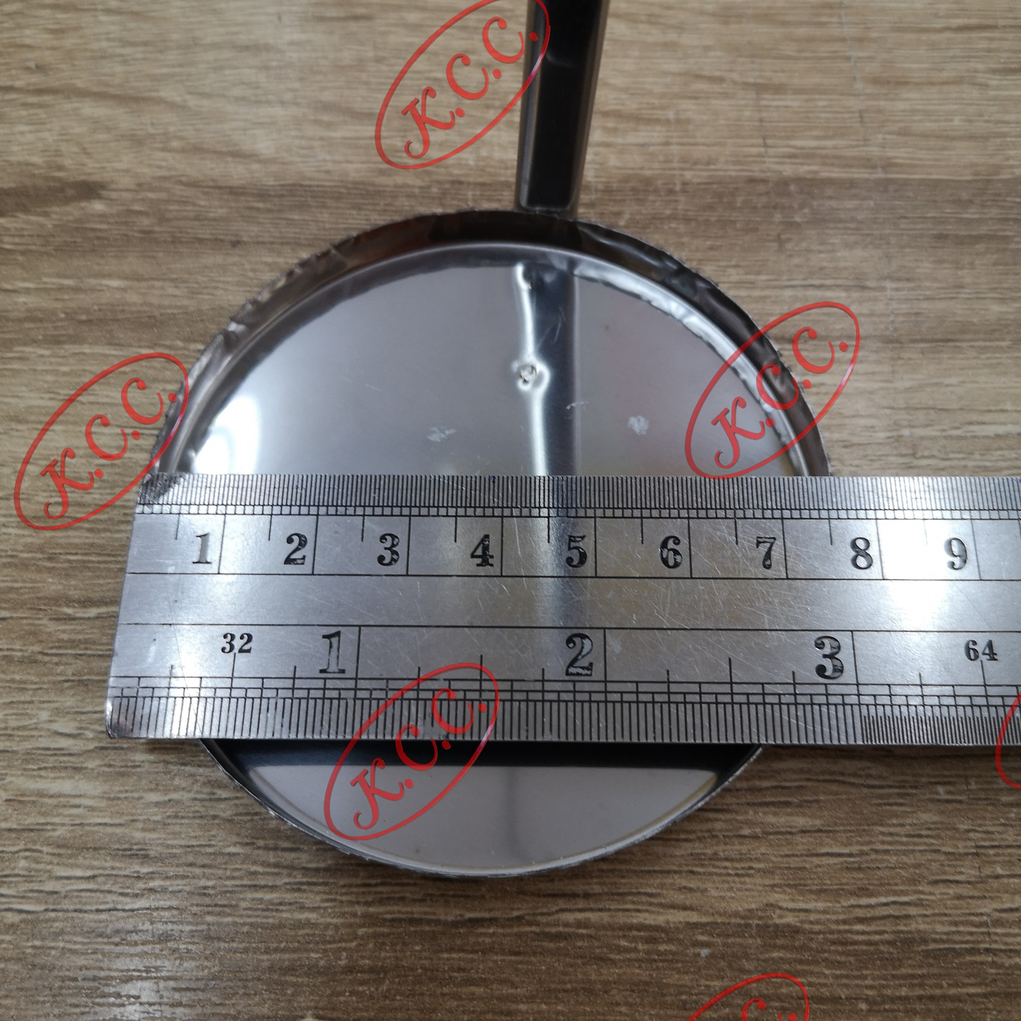 พิมพ์ถั่วทอด สแตนเลส ขนาด : 7.5 x 20 cm.