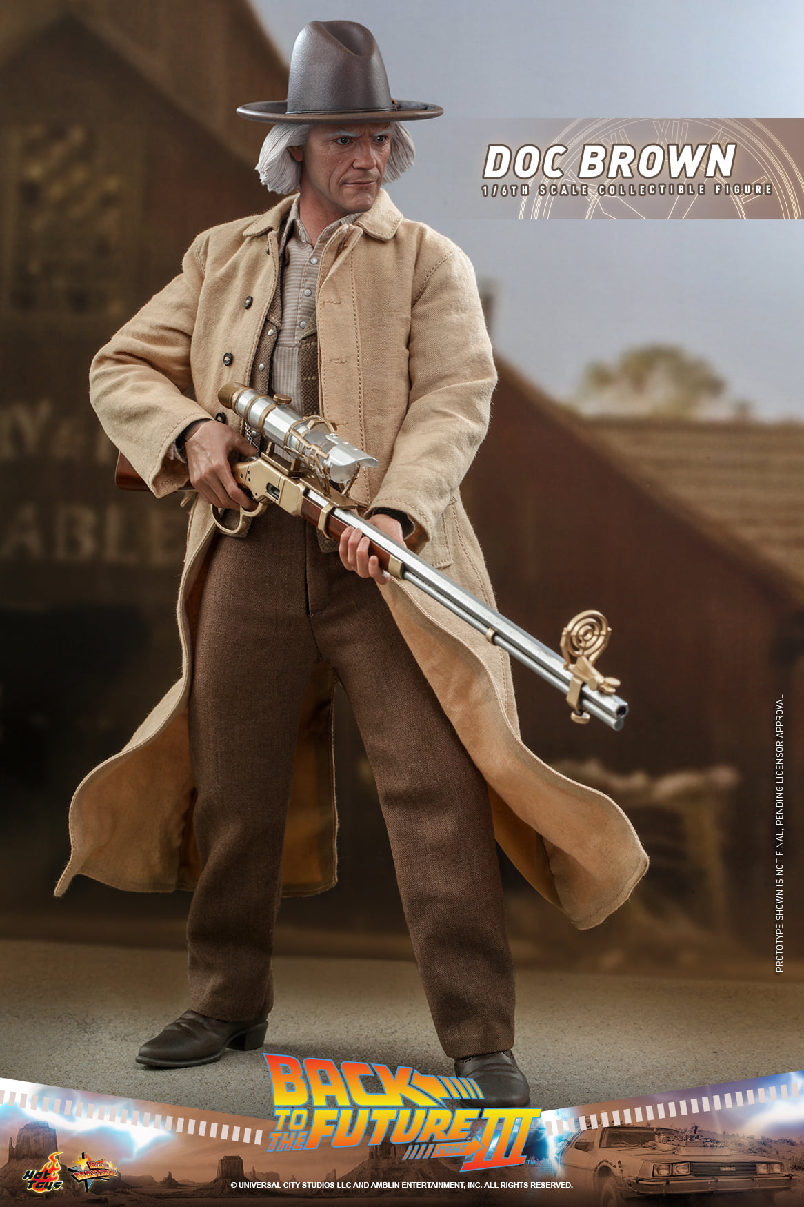 Hot Toys MMS617 1/6 Back to the Future Part III - Doc Brown