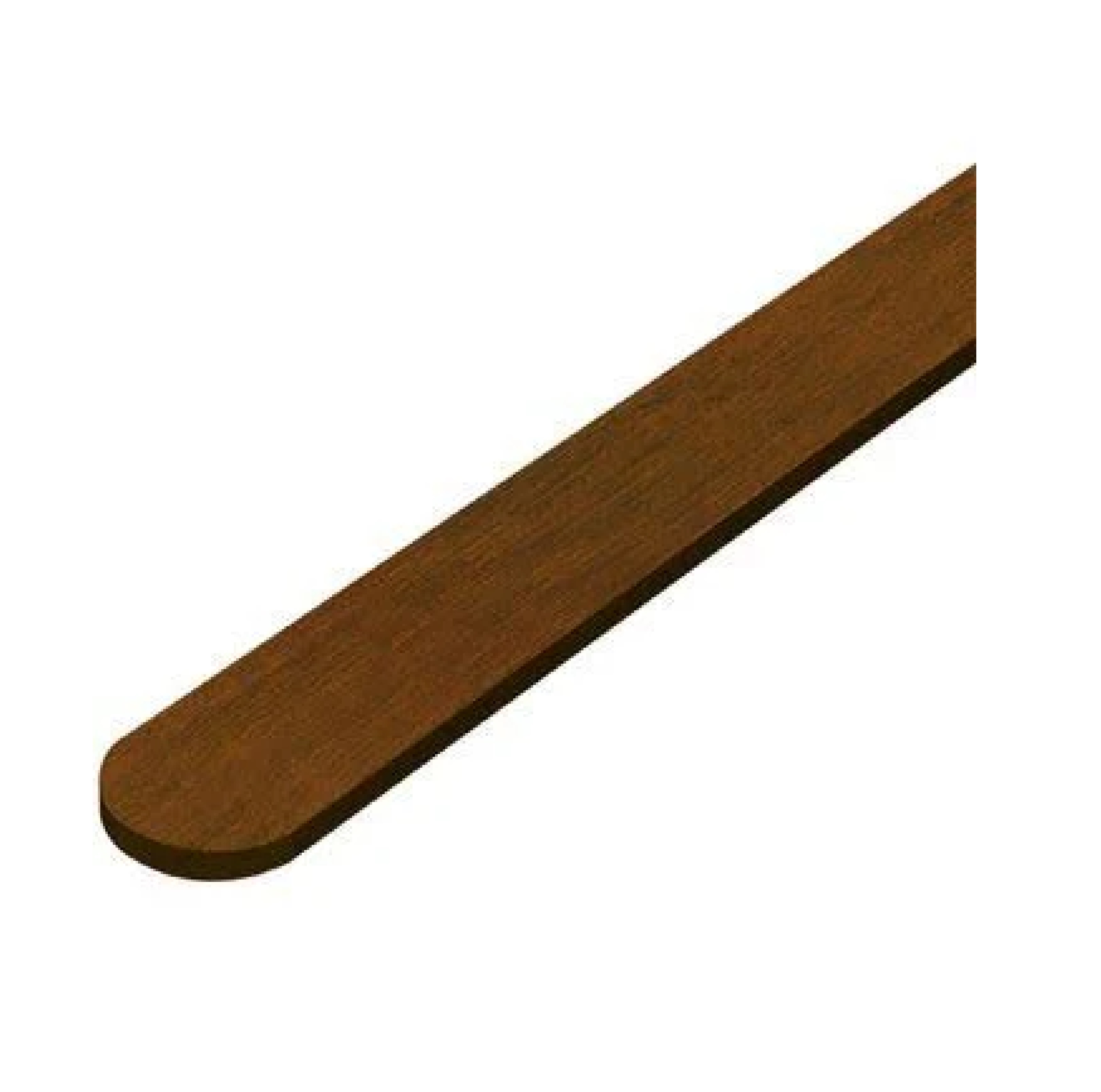 ไม้รั้วหัวมน หน้า 4 นิ้ว ยาว 1 เมตร CONWOOD รุ่น พฤกษา ขนาด 10 x 100 x 1.6 ซม. สีสัก