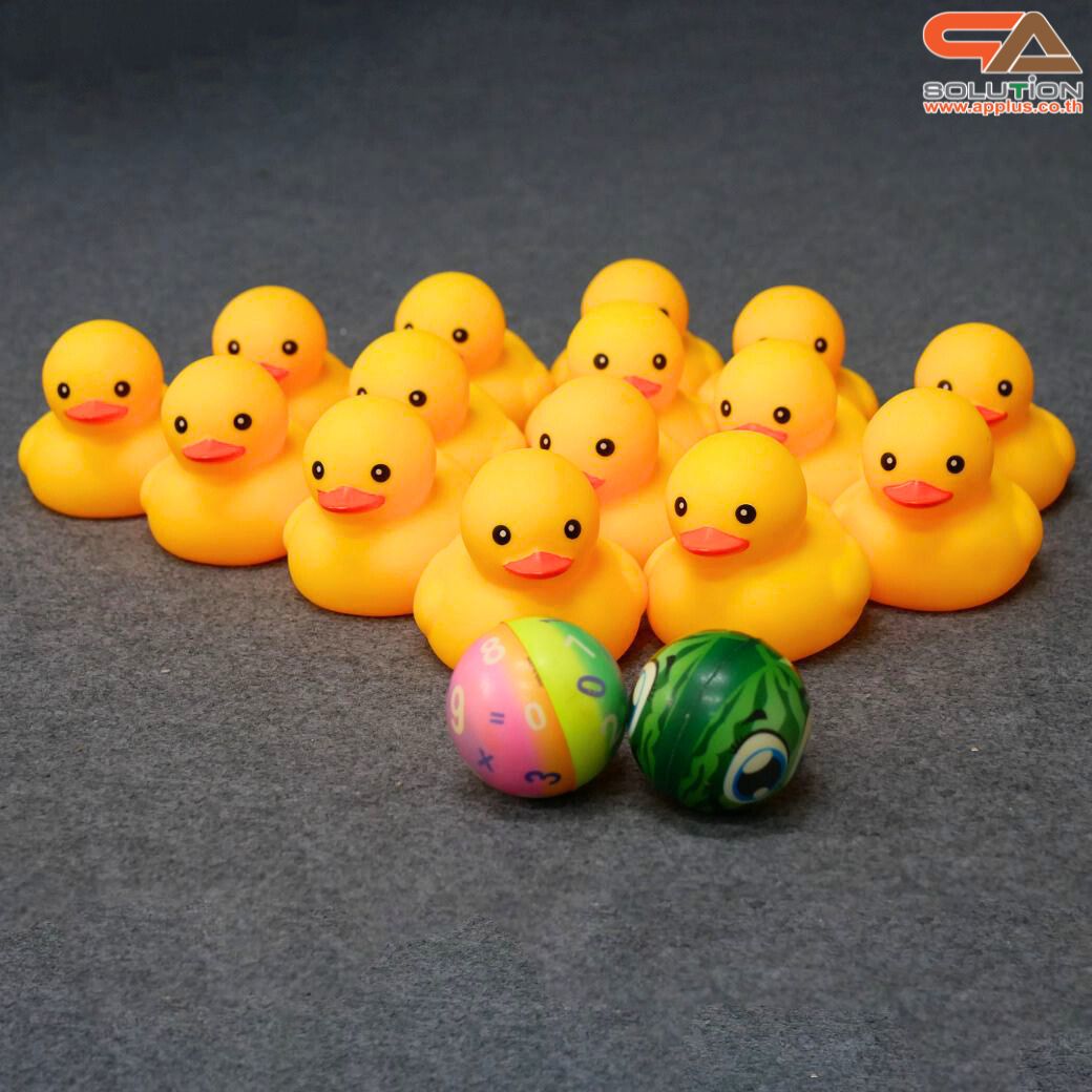 เกมส์ CARNIVAL GAME ปาเป็ด ขนาดโครง (W) 90 x (L)50 x (H)176 cm. พร้อมเป็ดยาง 15 ตัว และบอลโฟม 12 ลูก