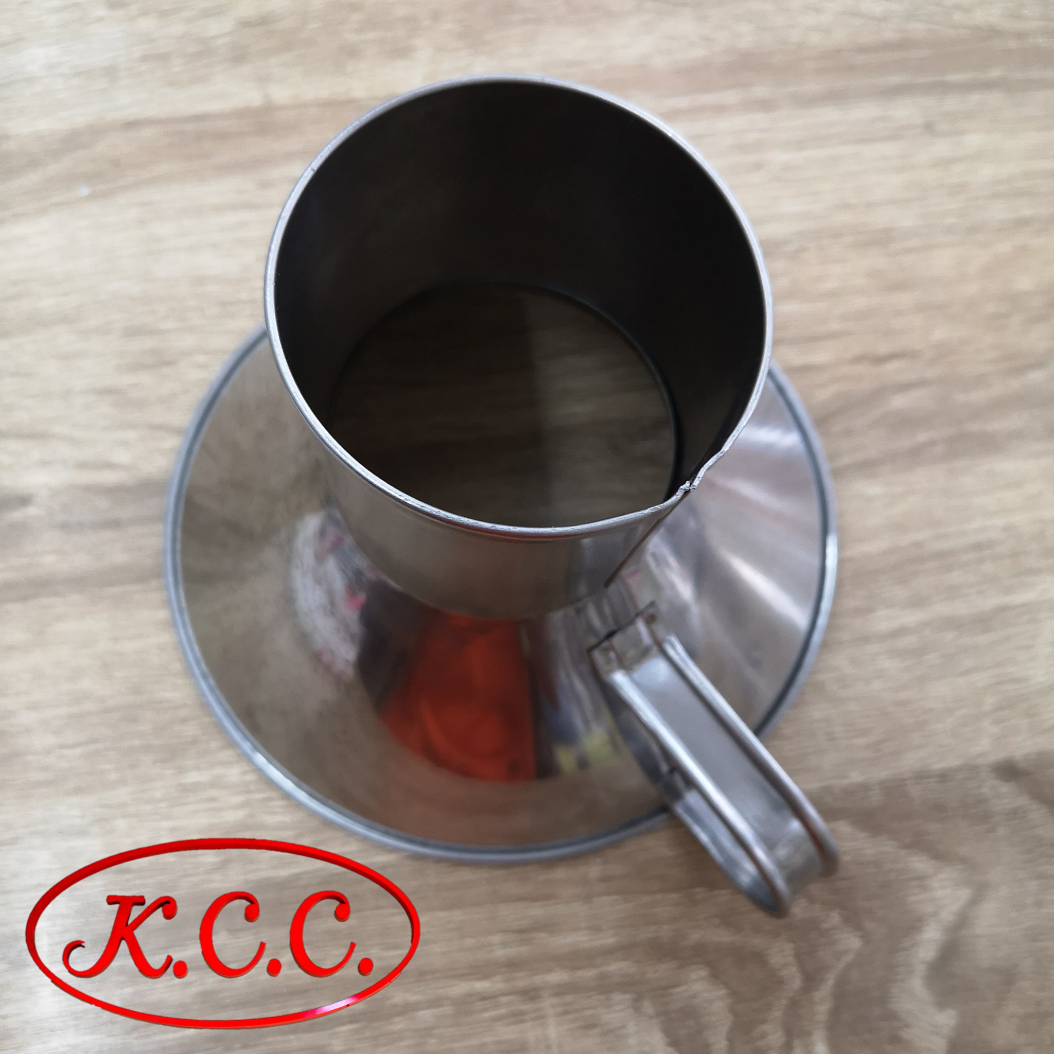 กรวยกรอกอาหาร สแตนเลส ใหญ่