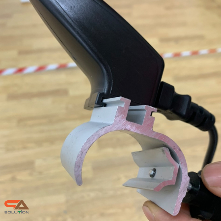 โคมไฟแบคดรอบ พร้อมขายึด รุ่น LED แสงสีขาว ใช้กับโครงแบคดรอบผ้า พร้อมAdaptor