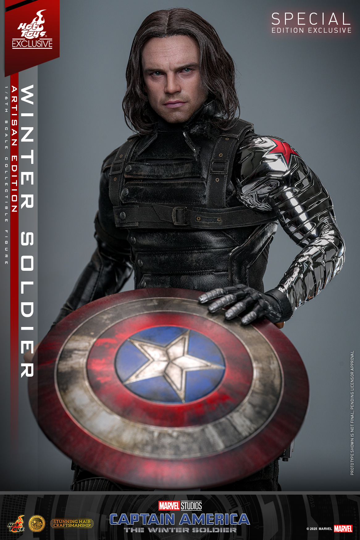 Hot Toys MMS790AEB Captain America: The Winter Soldier - Winter Soldier (Artisan Edition) (Special Edition) [Hot Toys Exclusive]