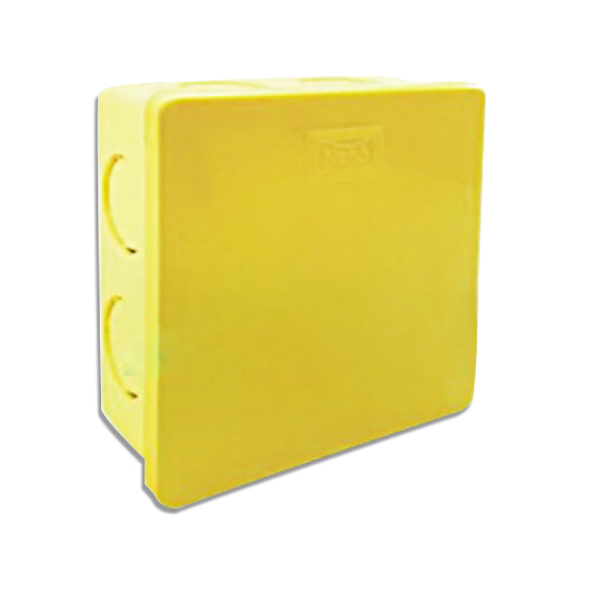 กล่องพักสายสี่เหลี่ยม(หุน) สีเหลือง NANO 4x4" NANO-44Y (30 ชิ้น/กล่อง)