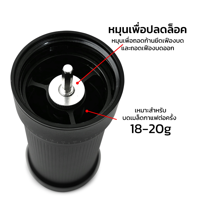 Starseeker S plus เครื่องบดมือ 2 in 1 เฟืองบดทรงกรวยหัวตัด ดาว 10 แฉก Ø38 mm.