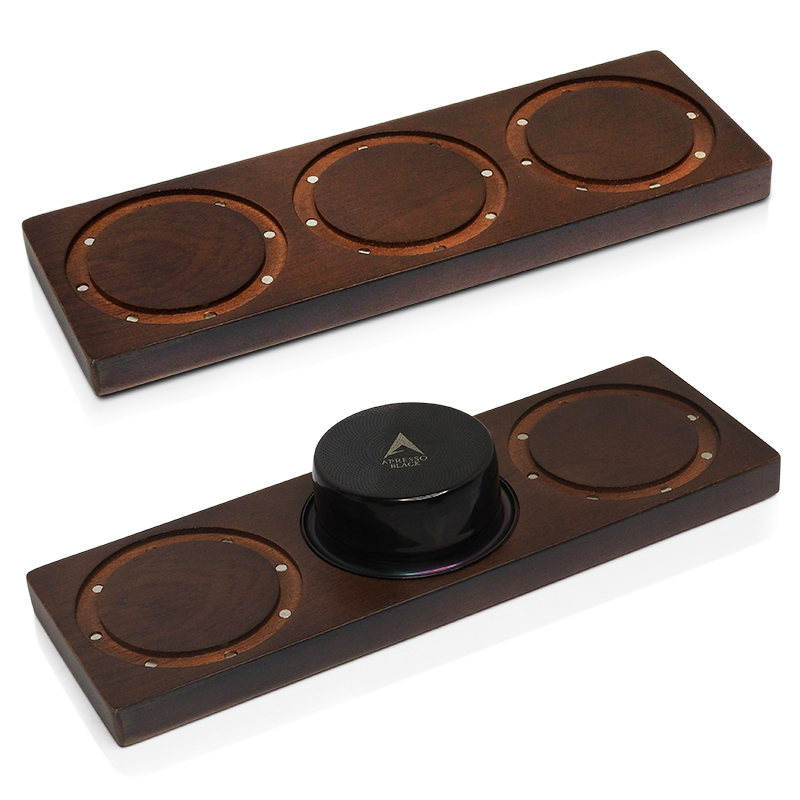 Coffee filter display tray 3 compartments