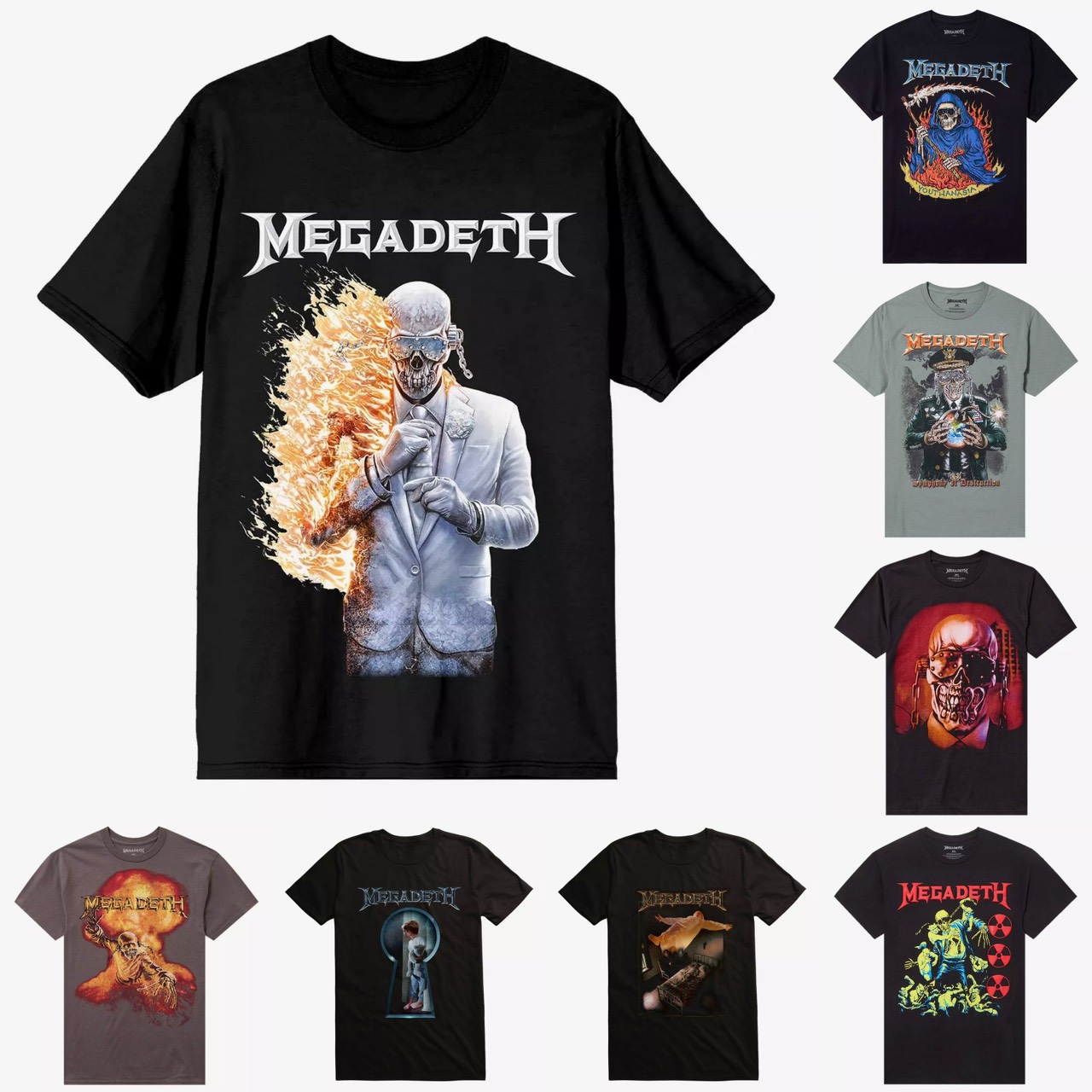 🇺🇸เปิด PREORDER เสื้อวง MEGADETH รวมลายสุดฮอต ลิขสิทธิ์ของแท้ USA🤘🔥