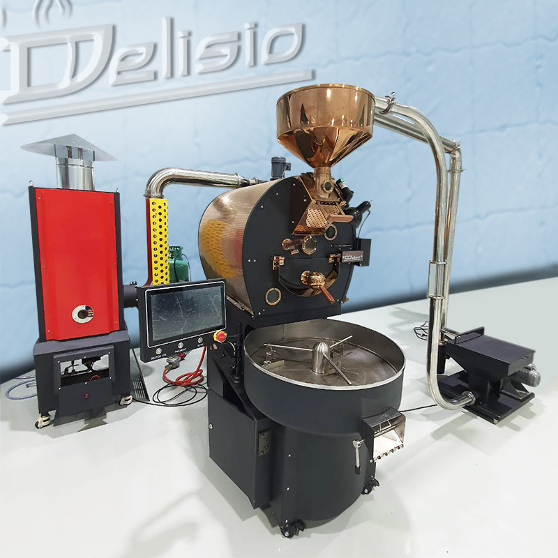 เครื่องคั่วกาแฟ ดีลิซิโอ้ DELISIO 12 กิโลกรัม เครื่องคั่วอุตสาหกรรม