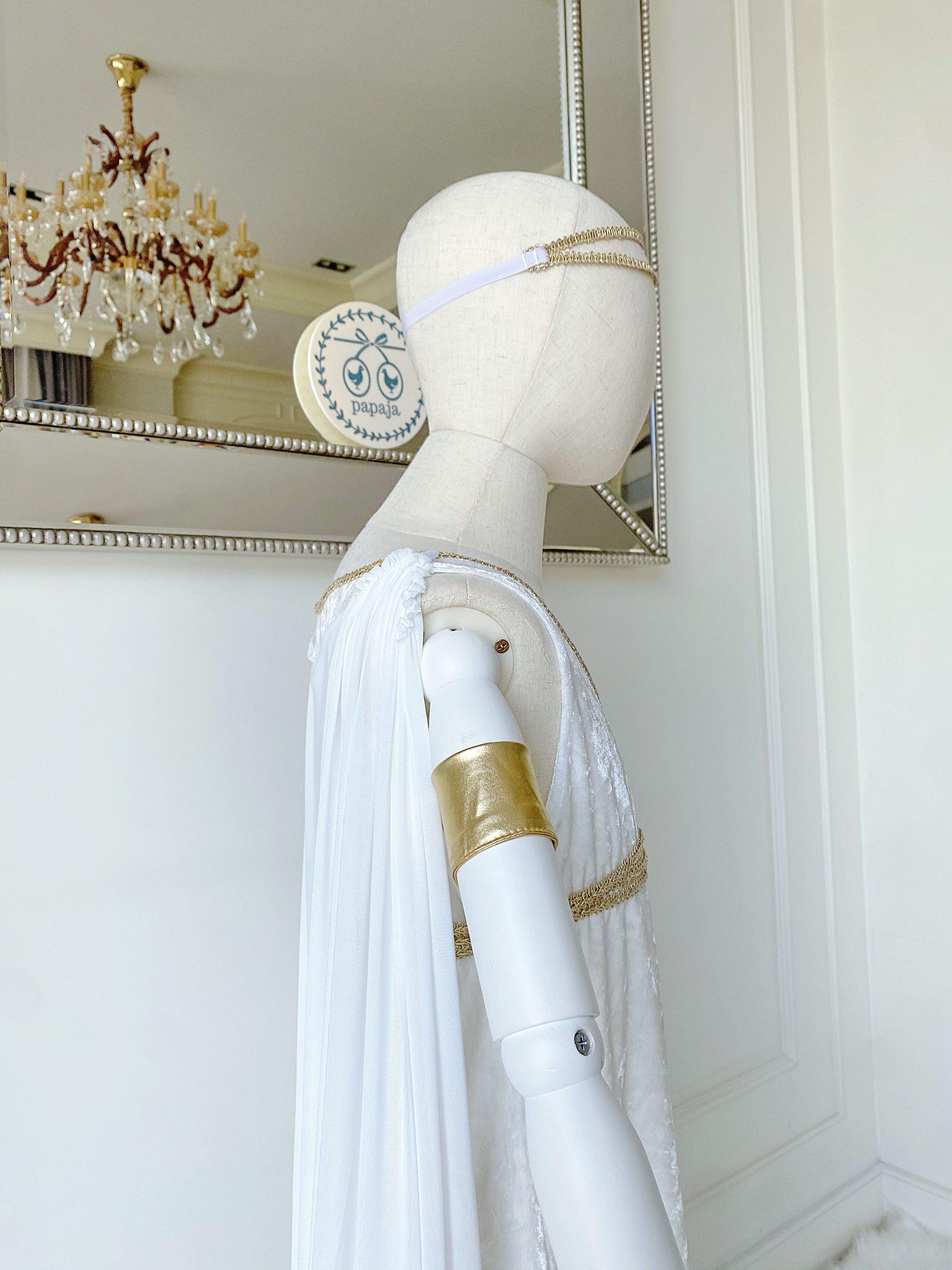 ชุดคอสเพลย์ ชุดประจำชาติกรีก (Greek) เด็กหญิง ชุดเทพธิดาเจ้าหญิงโรมัน