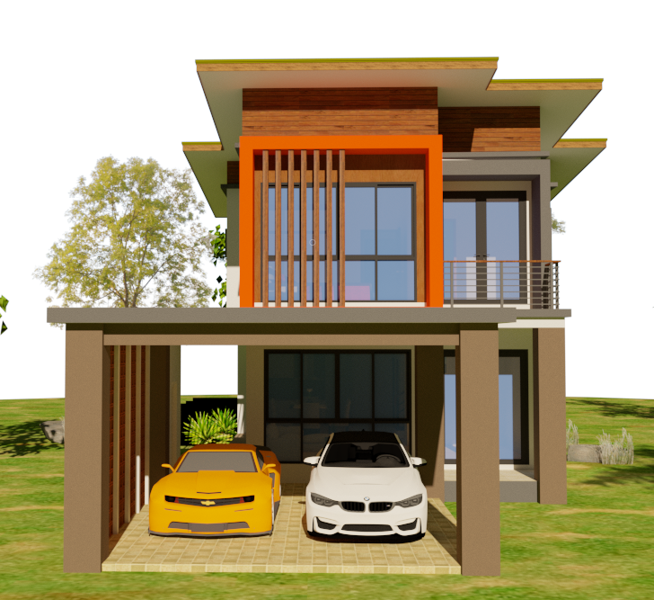 แบบบ้าน2ชั้น สไตล์โมเดิร์น