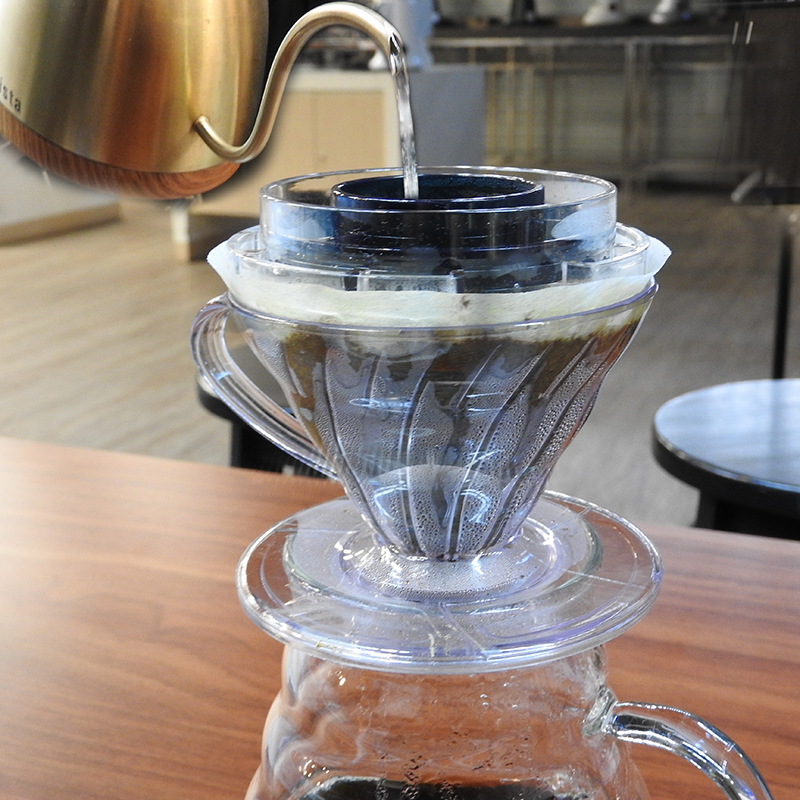 ถาดฝักบัวช่วยดริป ถาดกระจายน้ำดริป 18 รู พลาสติก