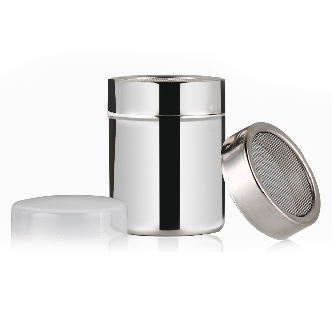 ขวดโรยผงโกโก้ฝาตะแกรง เล็ก พร้อมฝาใสปิดกันอากาศ(เล็ก)