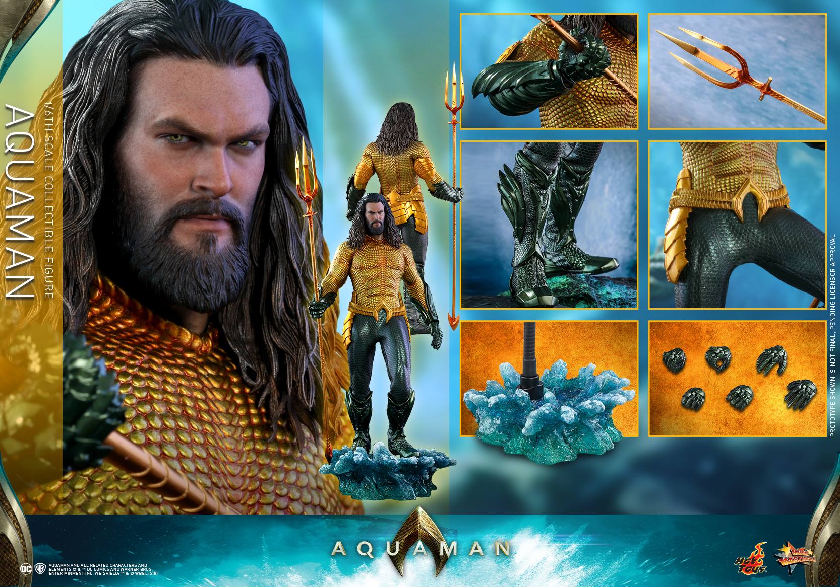 Hot Toys MMS518 AQUAMAN - AQUAMAN