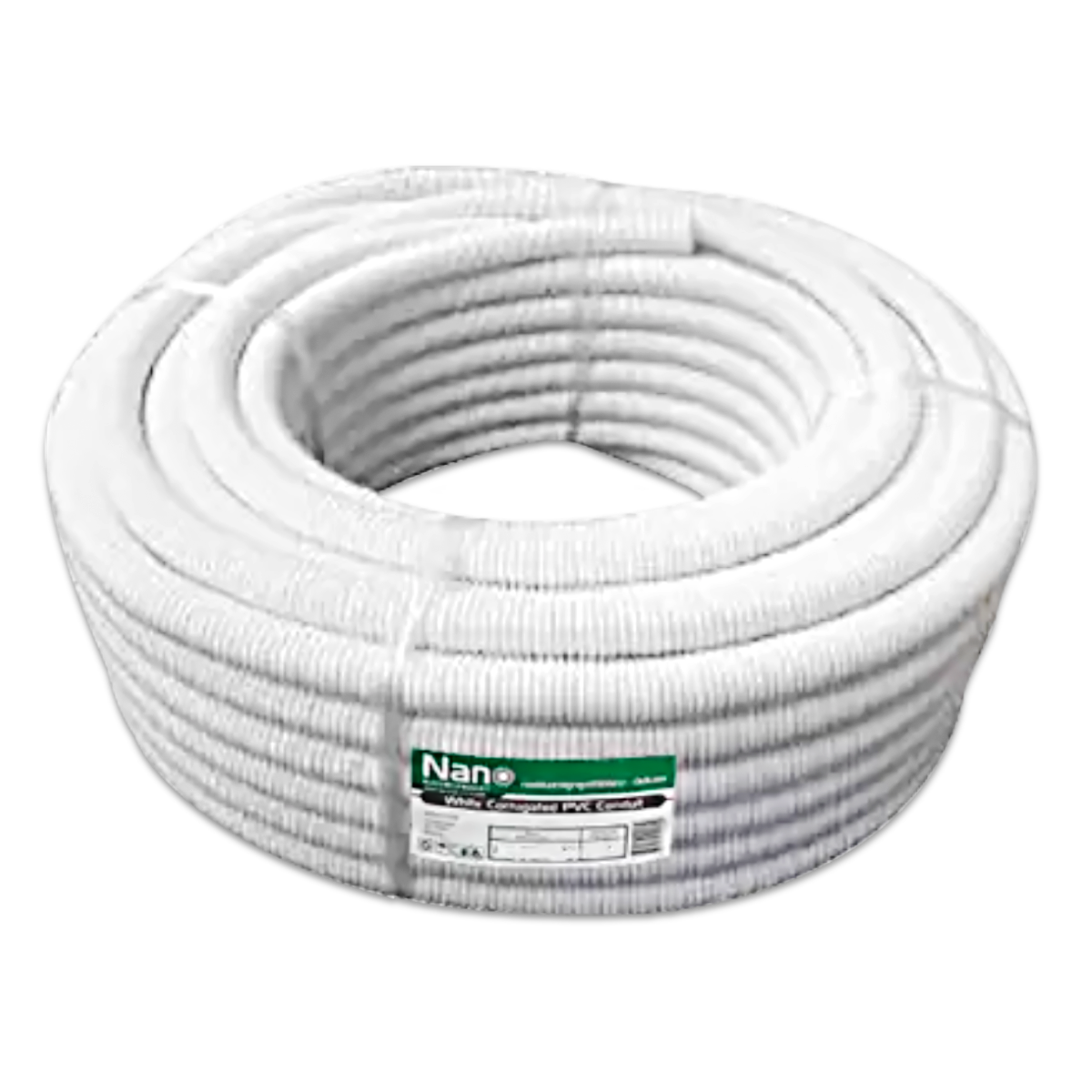 ท่ออ่อนลูกฟูก NANO 16มม. ขาว 10ม. NNCC16(10M)(1 ม้วน/มัด)