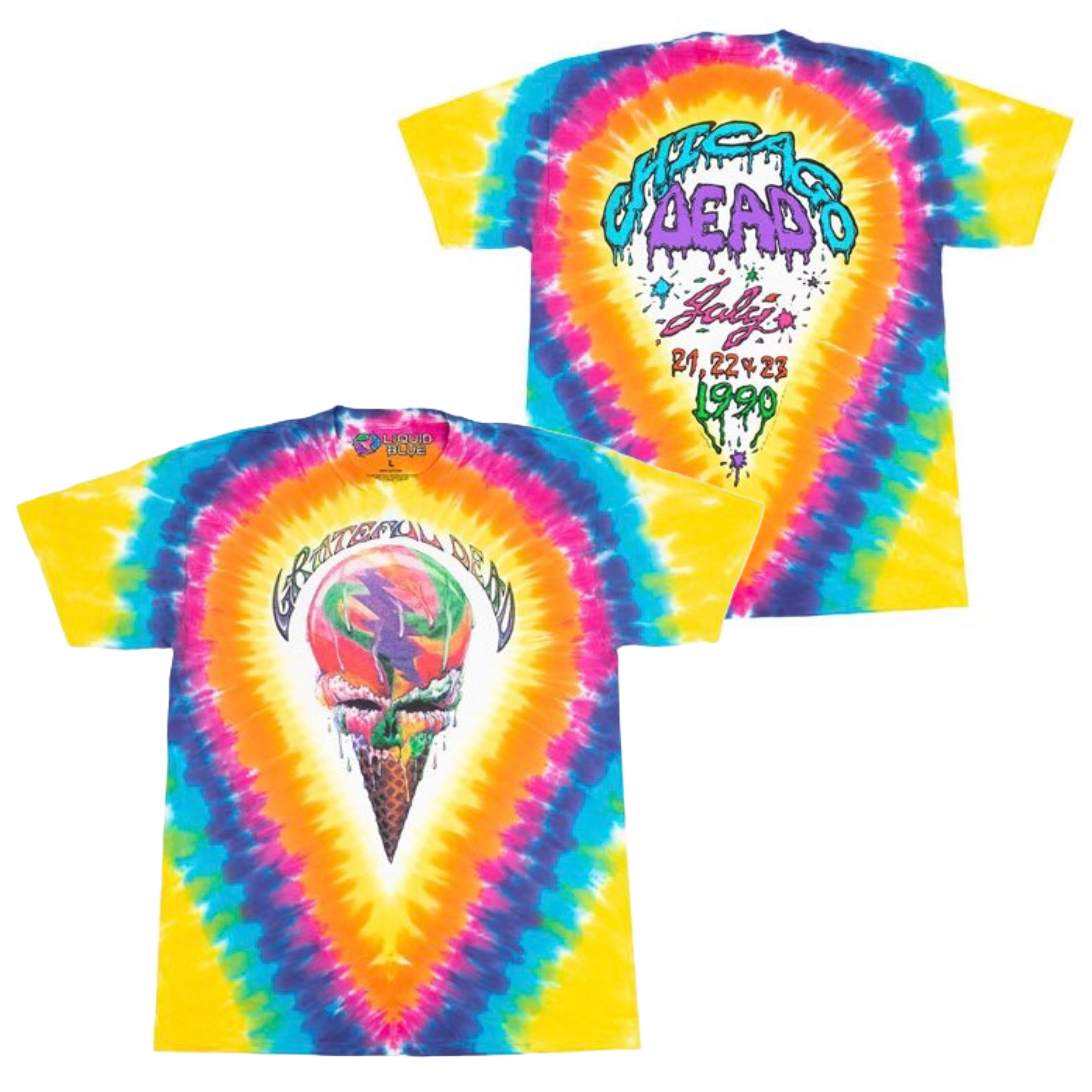 🇺🇸[PREORDER] เสื้อวง GRATEFUL DEAD T-SHIRT รวมลายสุดฮิต ลิขสิทธิ์แท้ LIQUID BLUE จาก USA