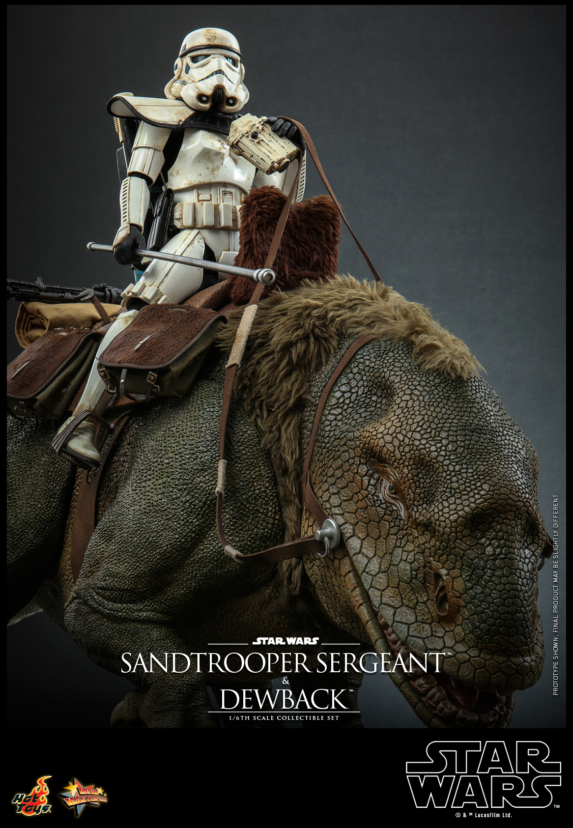 Hot Toys MMS722 1/6 Star Wars Episode IV: A New Hope™ - Sandtrooper Sergeant™ & Dewback™