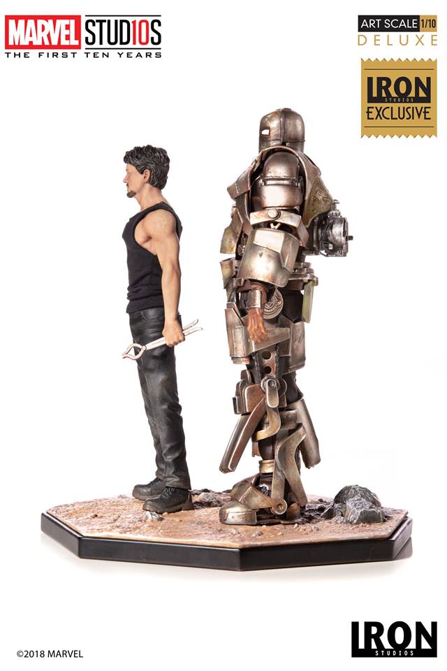 Iron Studios Deluxe Art Scale 1/10 Tony Stark & Mark I (Exclusive)