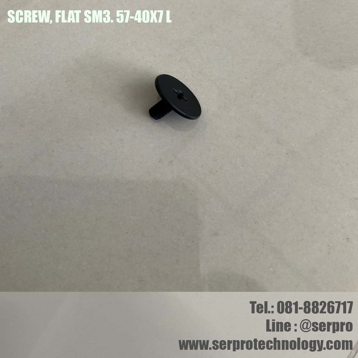 SCREW FLAT SM3.57-40X7L
