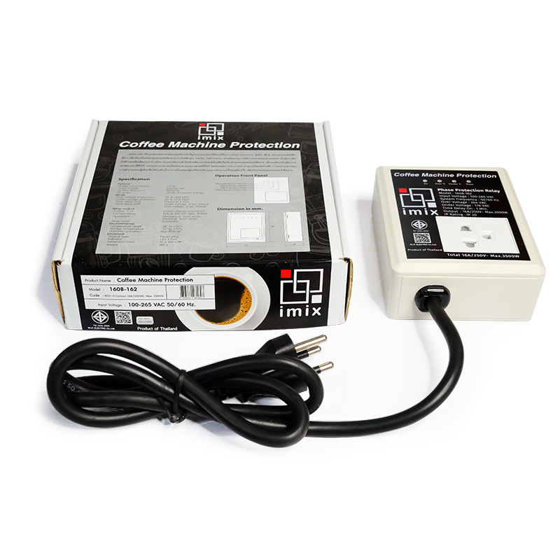 ปลั๊กป้องกันไฟกระชาก ช่วยป้องกันคอมเพรสเซอร์ เครื่องชงกาแฟ และเครื่องไฟฟ้า