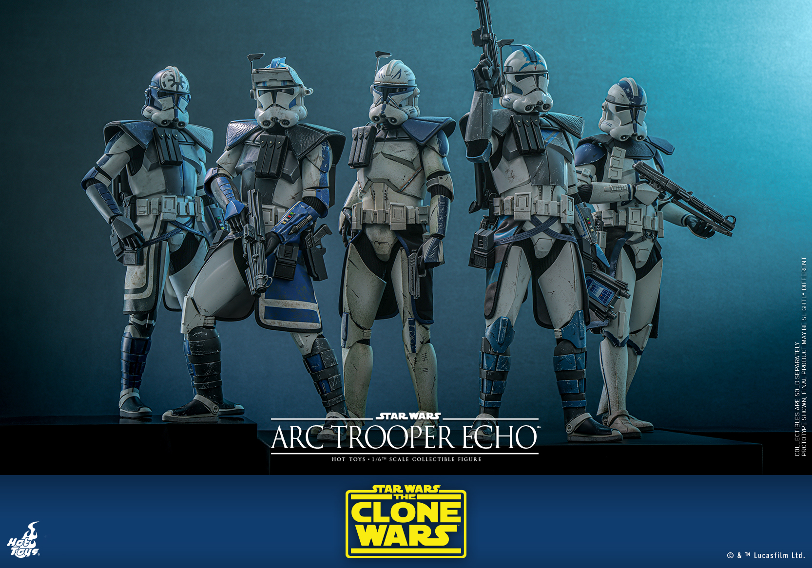 Hot Toys TMS133 Star Wars: The Clone Wars - Arc Trooper Echo