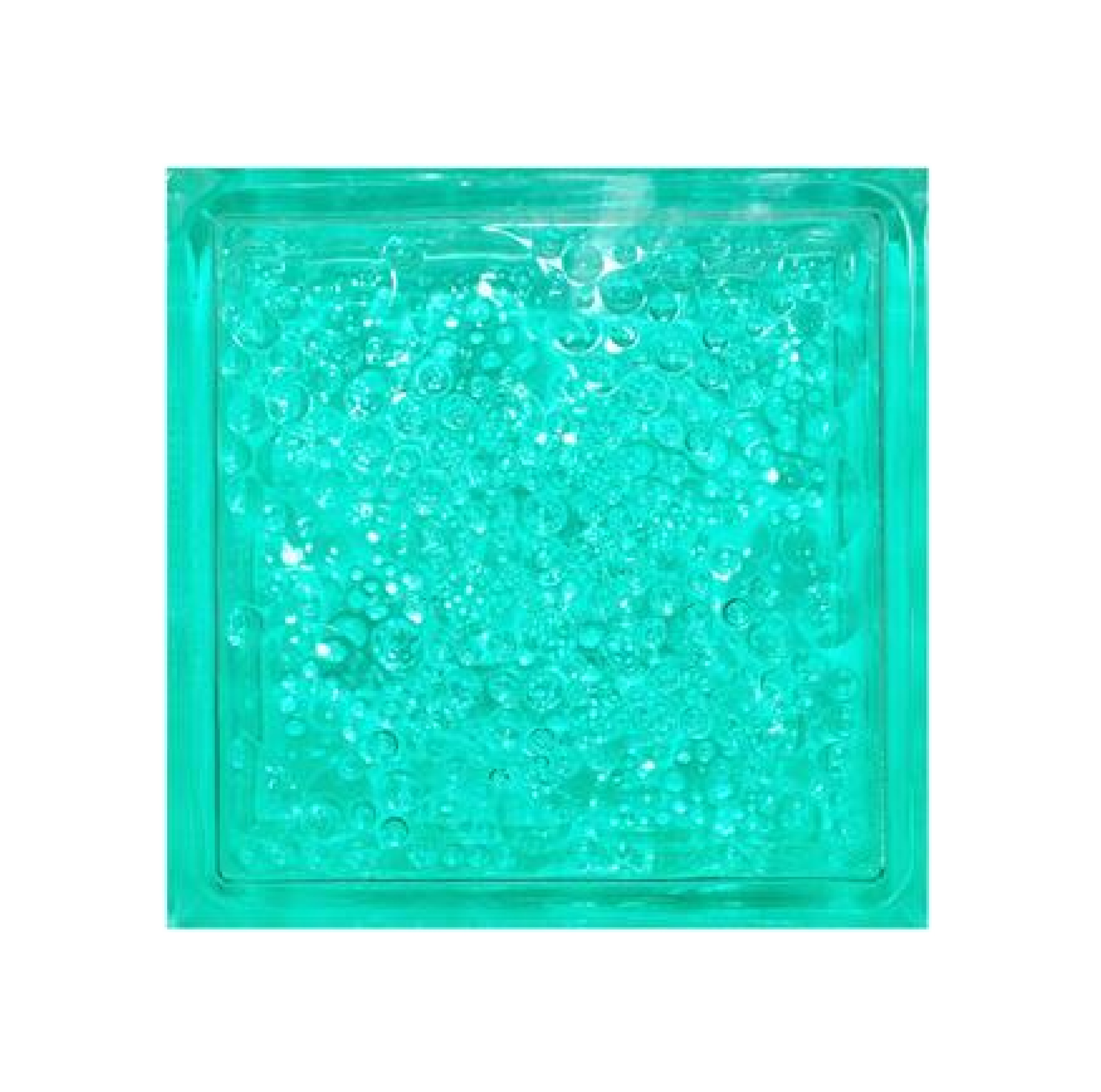 บล็อกแก้วสี KASSA รุ่น ฟองแก้วเขียว ขนาด 19 x 19 ซม. สีเขียว