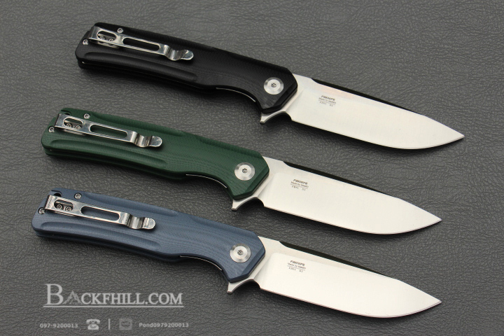 มีดพับ Ganzo กานโซ่ รุ่น FH91-BK ด้ามสีดำ / ใบมีด D2 Steel / ด้ามจับ G10 ของแท้ 100%