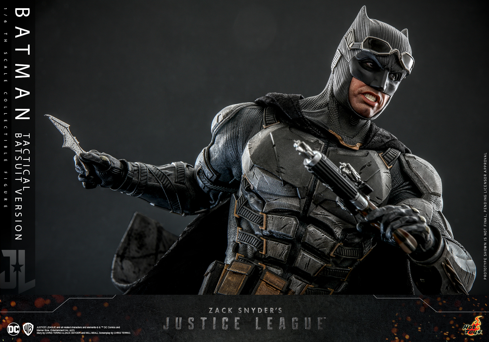 Hot Toys TMS085 1/6 Zack Snyder's Justice League - batman (Tactical Batsuit Version)