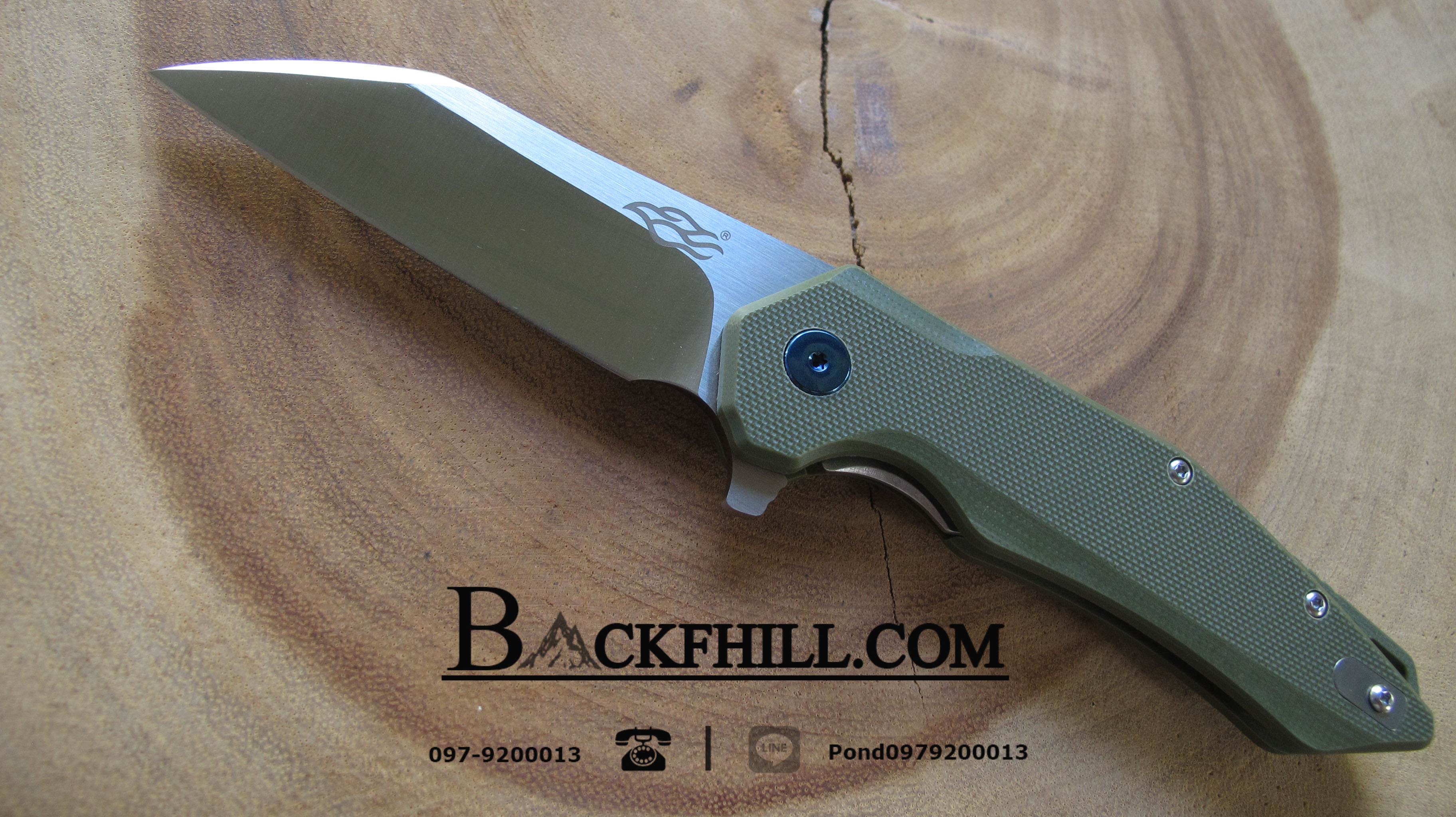 มีดพับ Ganzo กานโซ่ รุ่น FH31-GR / D2 Steel / ของแท้ 100%
