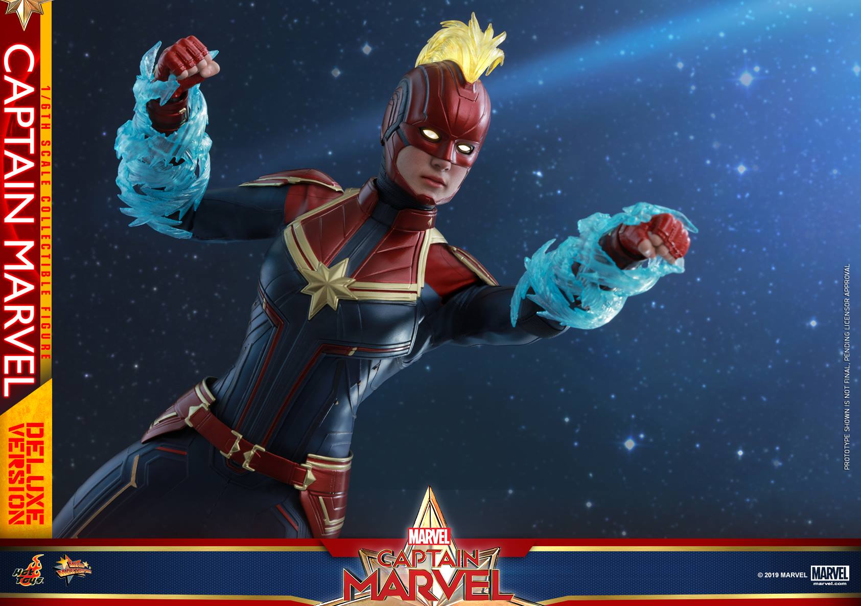 Hot Toys MMS522 CAPTAIN MARVEL - CAPTAIN MARVEL (DELUXE VERSION)