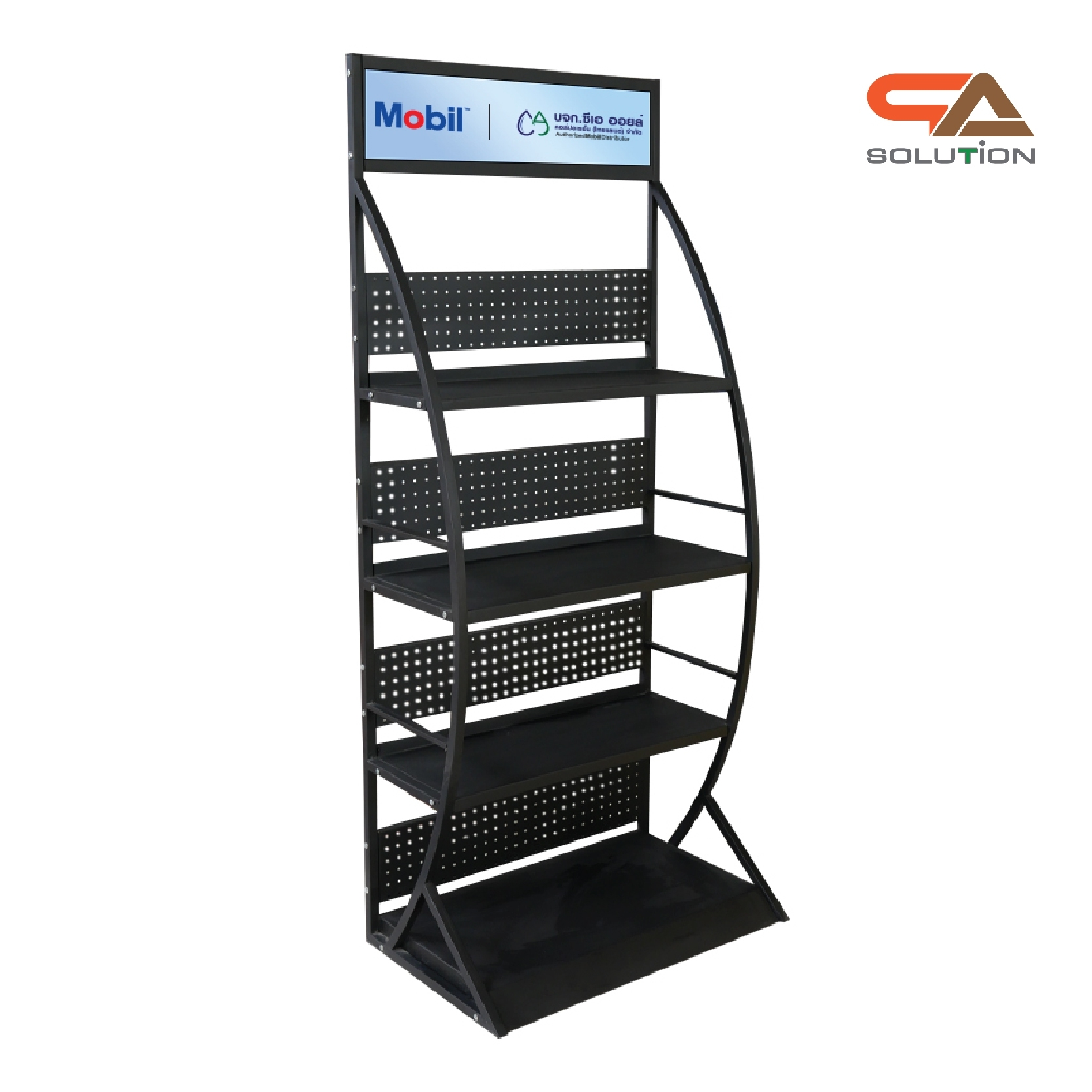 ชั้นวางสินค้าเหล็ก 4ชั้น สีดำขนาด(W)70 x (D)45 x (H)170 cm.(ถอดประกอบได้) แข็งแรง รับน้ำหนักได้ดี