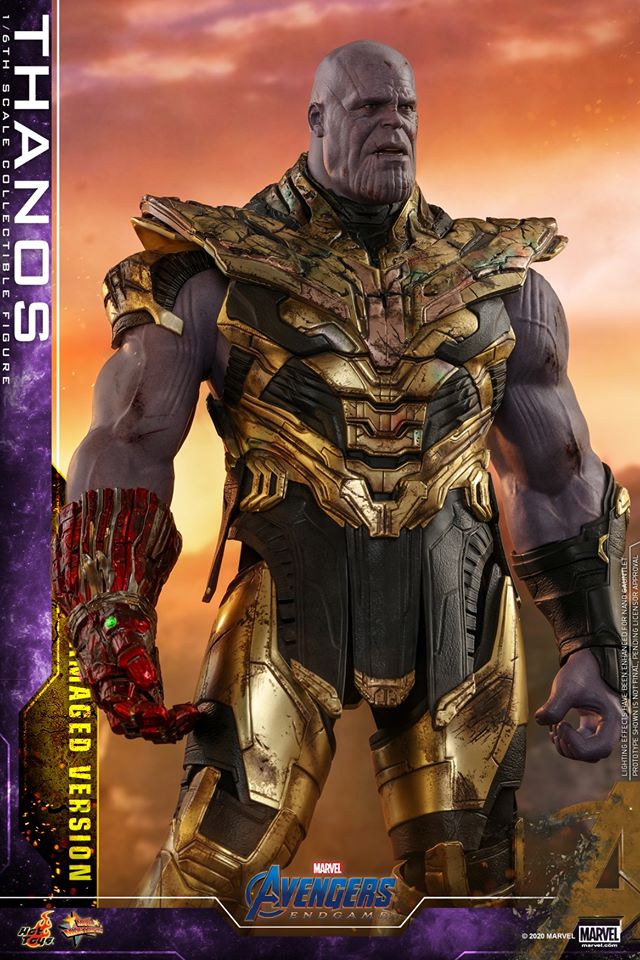 Hot Toys MMS564 Avengers: Endgame - Thanos (Battle Damaged Version)