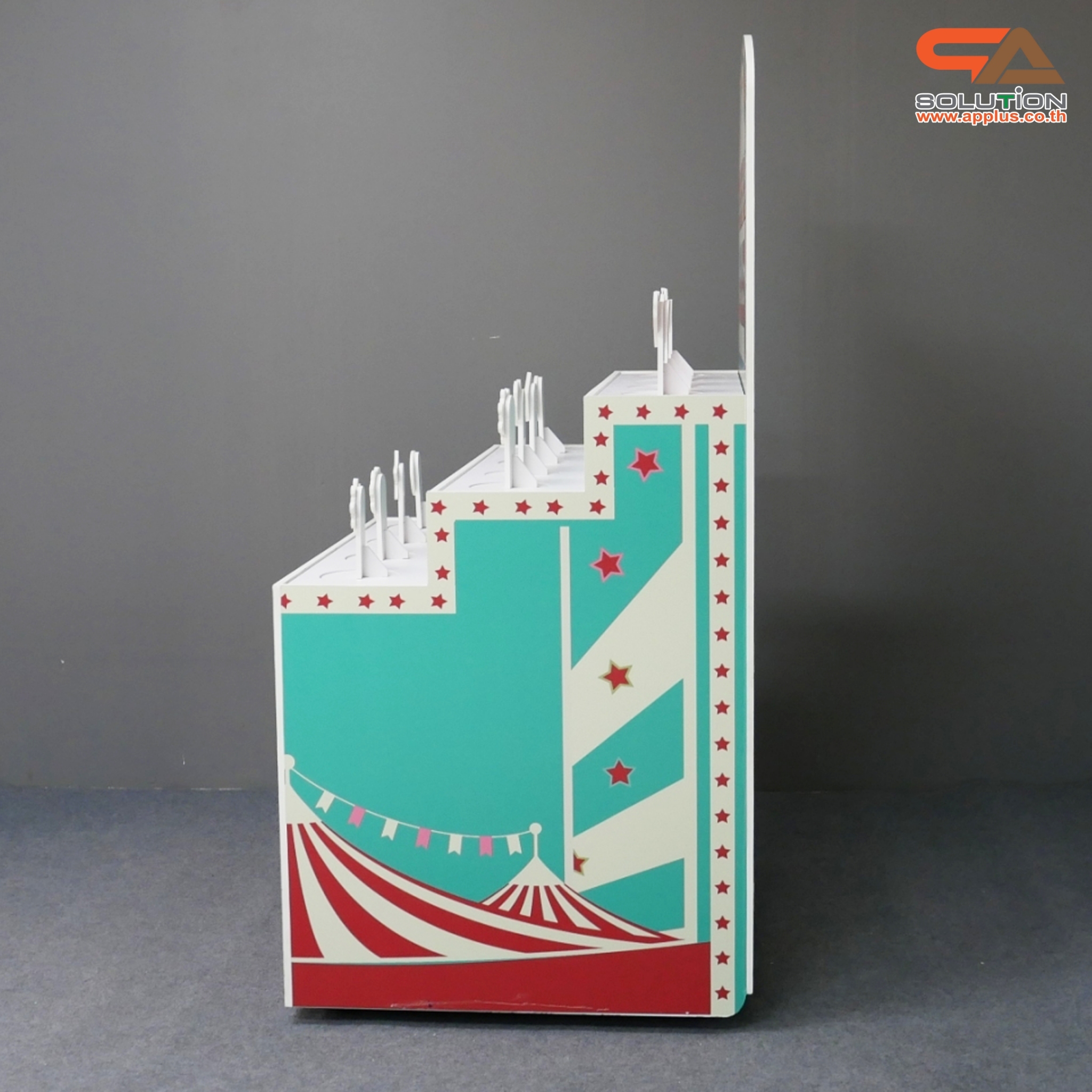 เกมส์ CARNIVAL โยนห่วงคล้องแท่ง ขนาด (W) 80 x (L)64 x (H)160 cm. ชุดแท่งตั้งพร้อมห่วง 36 อัน (คละสี คละขนาด)