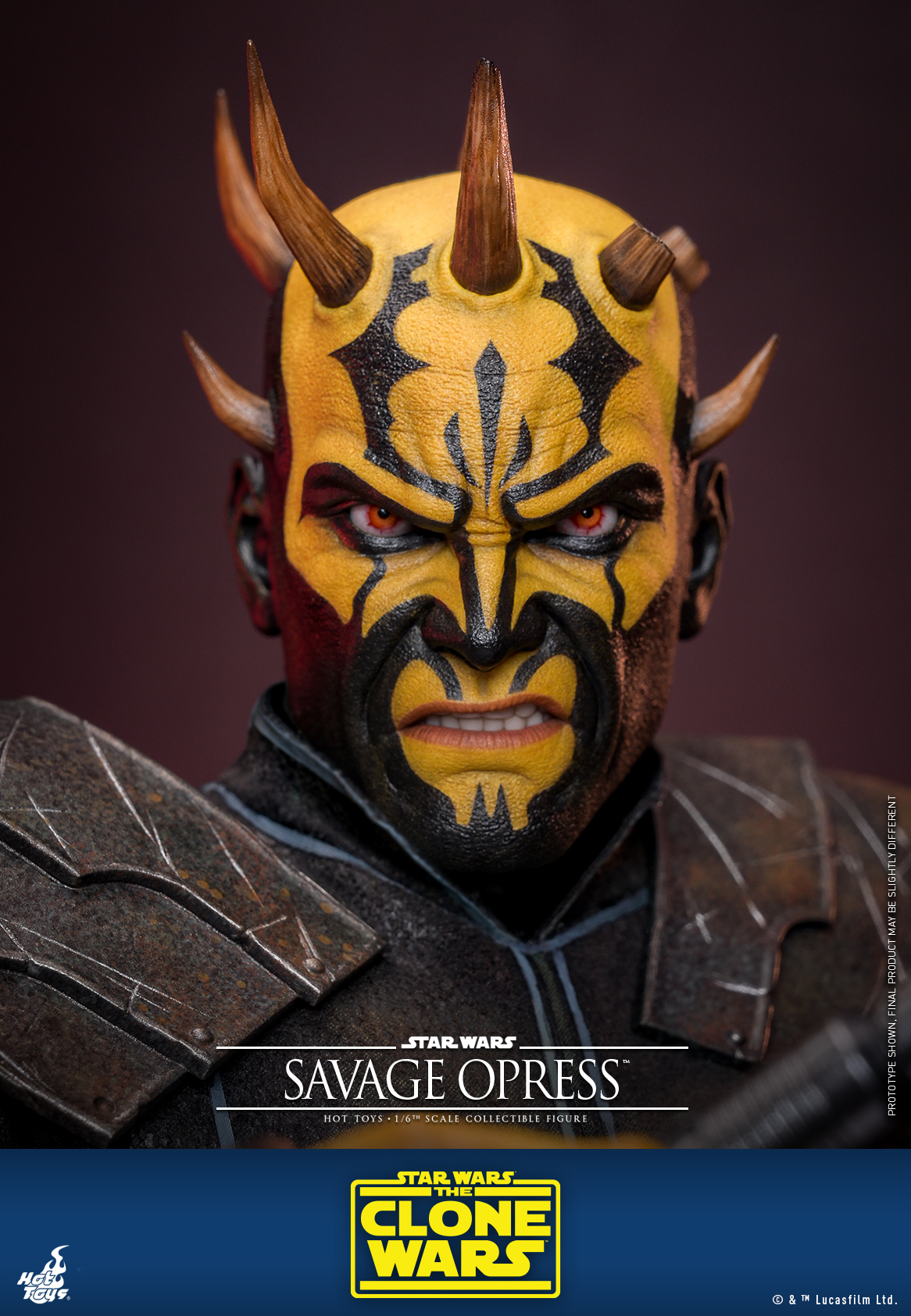 Hot Toys TMS136 Star Wars: The Clone Wars - Savage Opress